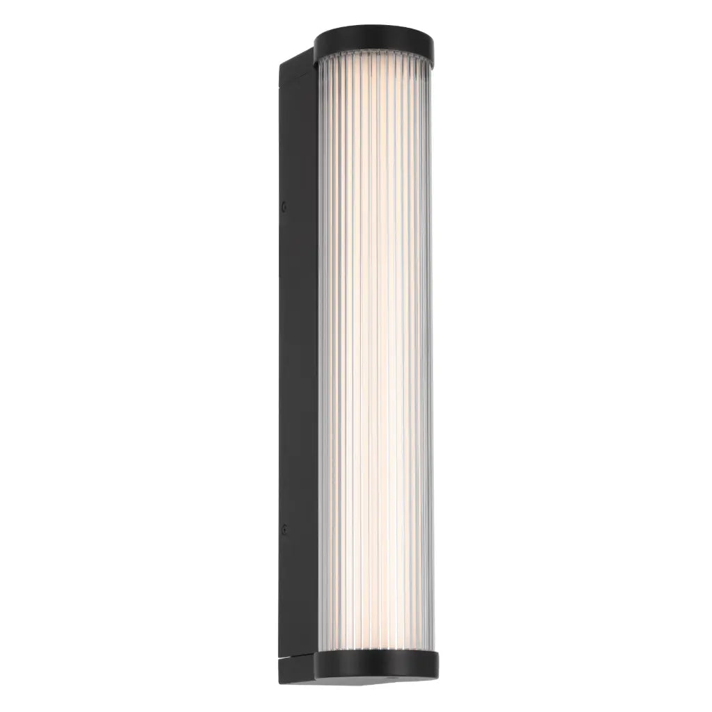 Telbix GEVET Outdoor LED Wall Light - 50cm, Black-Telbix-Ozlighting.com.au