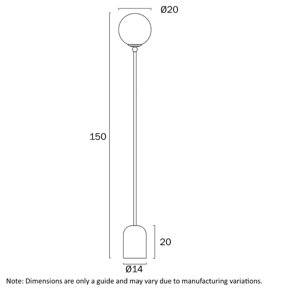 Telbix GINA Floor Lamp - 25W-Telbix-Ozlighting.com.au
