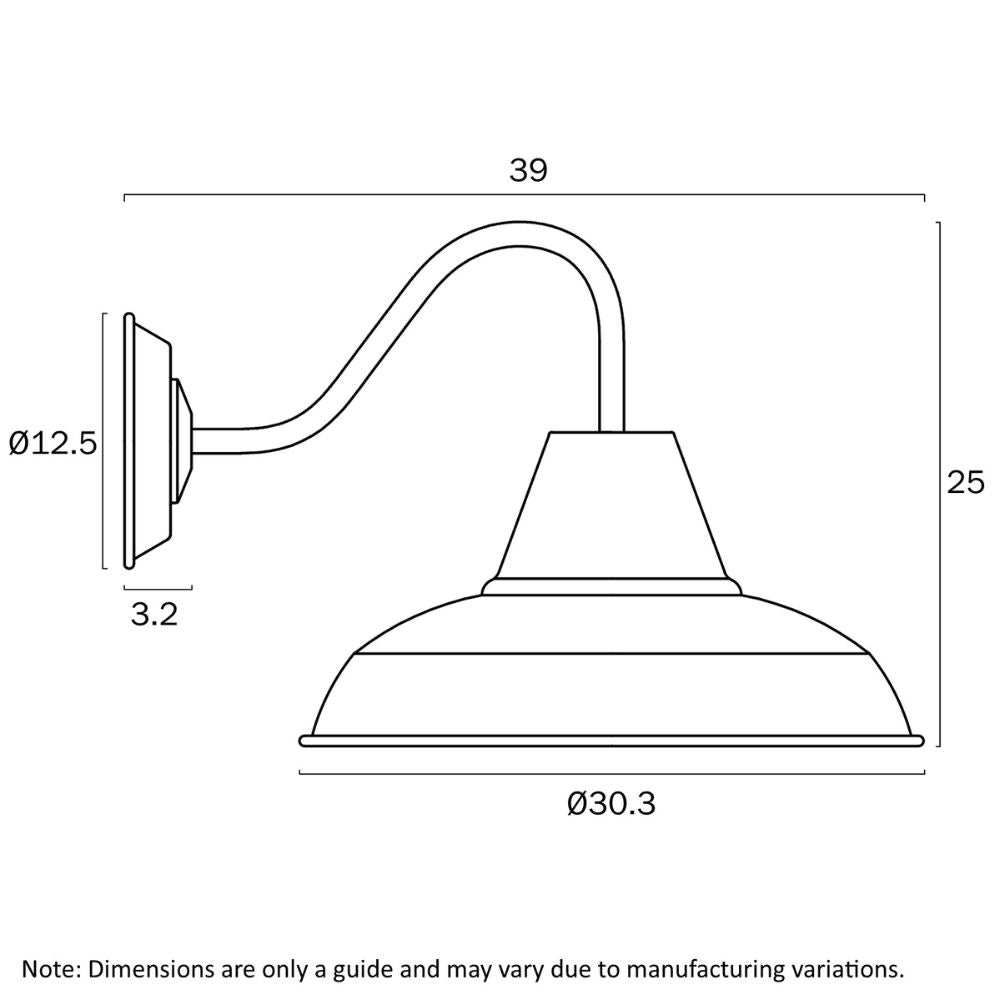 Telbix GORDON Wall Light - 25W-Telbix-Ozlighting.com.au