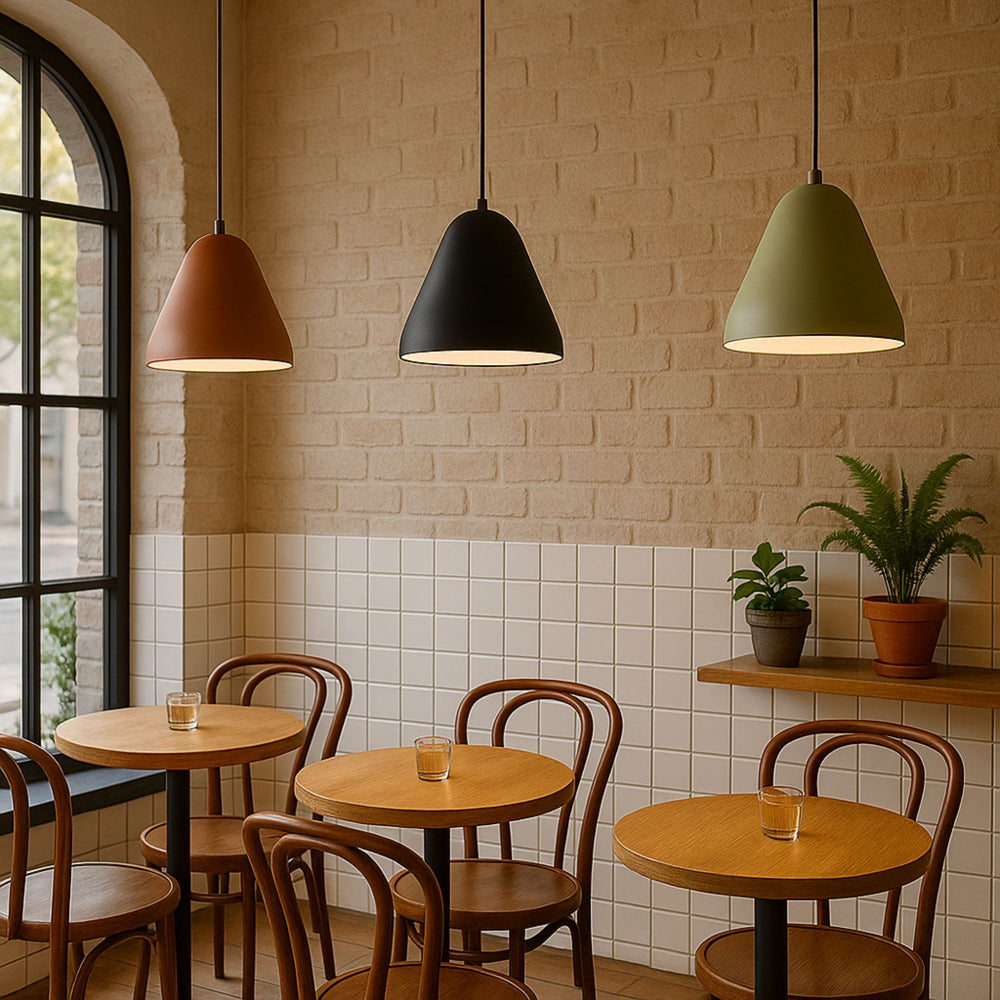 Telbix HANAMI Pendant Light Iron 22cm-Telbix-Ozlighting.com.au