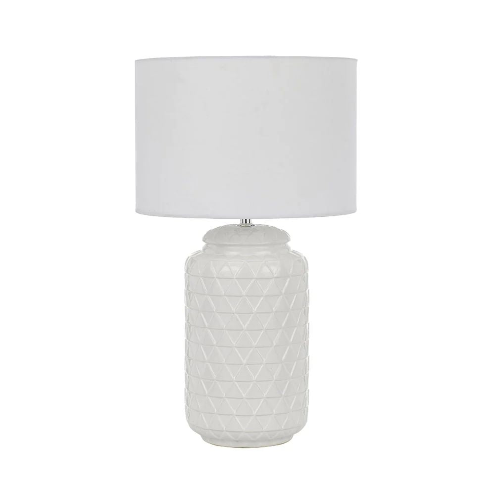 Telbix HESHI Table Lamp - Patterned Ceramic-Telbix-Ozlighting.com.au