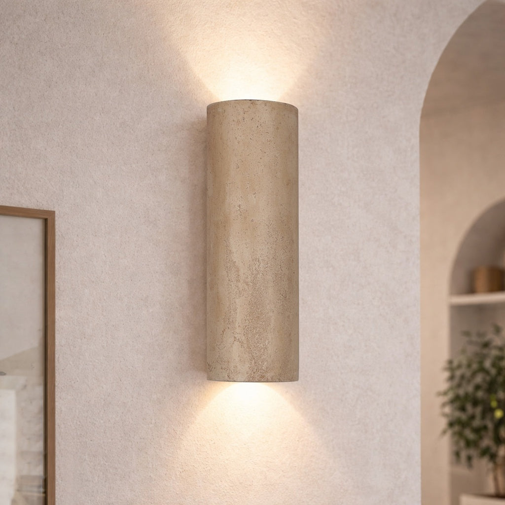Telbix IMPERO Up and Down Wall Light - Beige-Telbix-Ozlighting.com.au