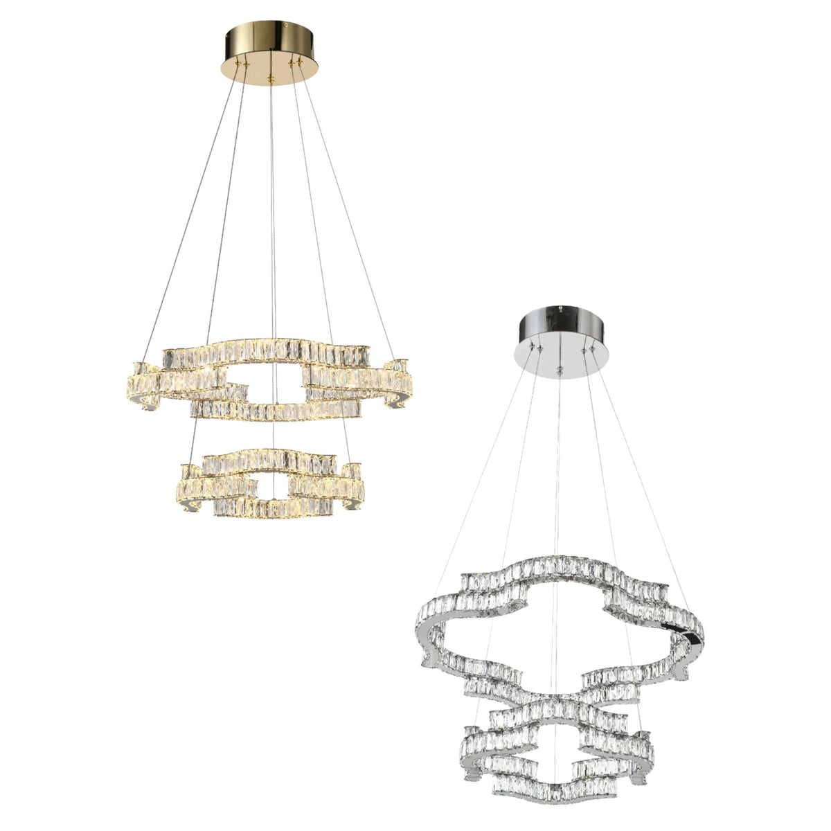 Telbix JURA Pendant Light Crystal Remote-Telbix-Ozlighting.com.au