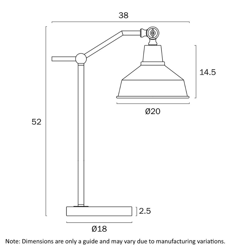 Telbix KYLAN 20 Table Lamp - 25W-Telbix-Ozlighting.com.au