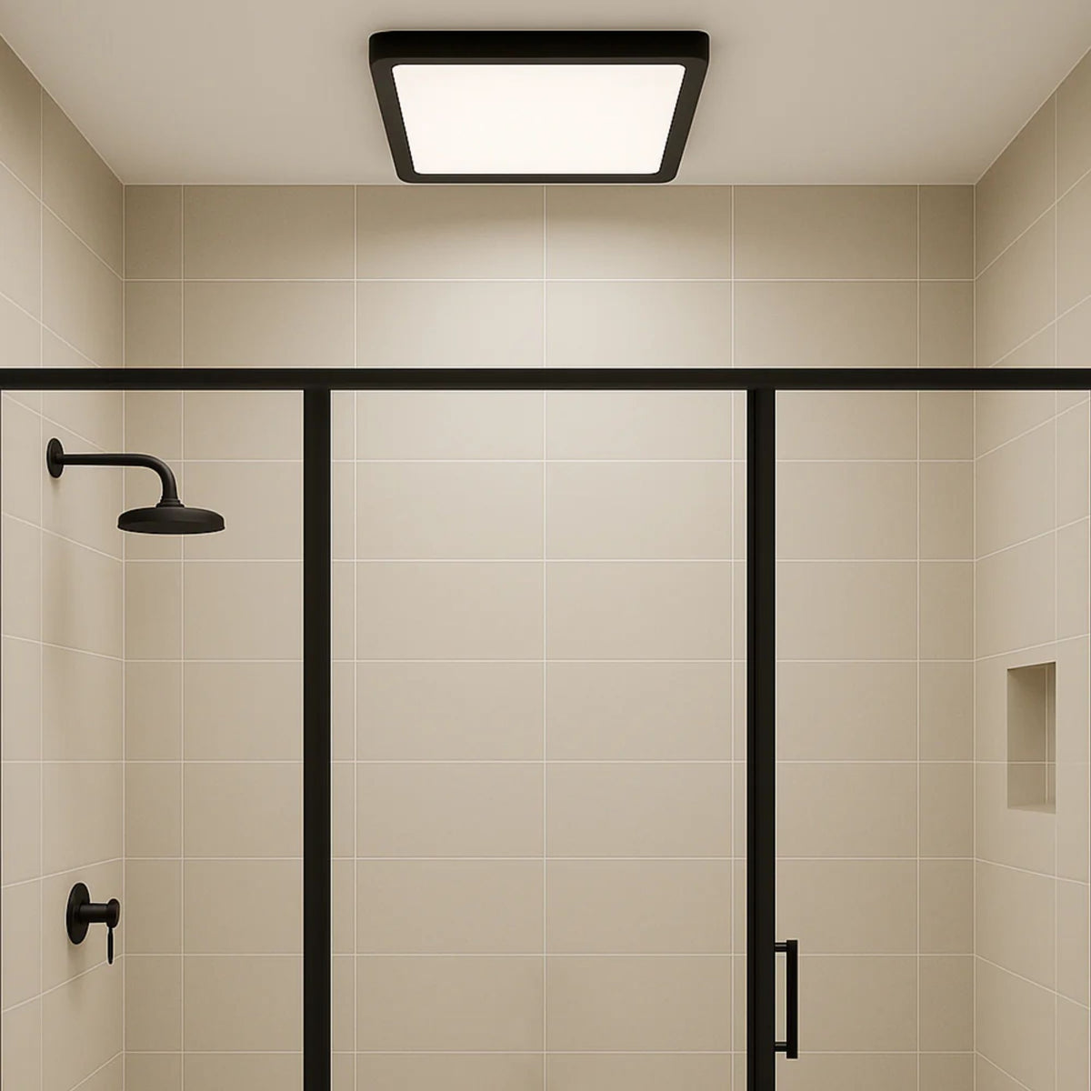 Telbix LUNOS 40cm Square Oyster Light-Telbix-Ozlighting.com.au