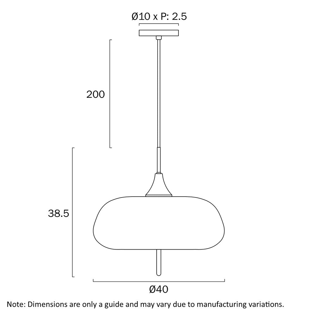 Telbix Lasian Pendant - 40cm-Telbix-Ozlighting.com.au