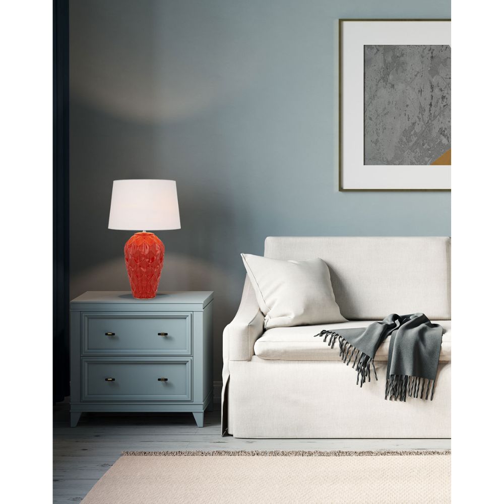 Telbix MADRID Table Lamp - Textured Ceramic-Telbix-Ozlighting.com.au