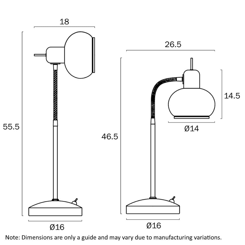 Telbix MARBELL Table Lamp - 25W-Telbix-Ozlighting.com.au