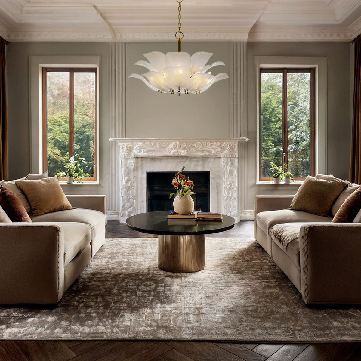 Telbix MONTE Glass Pendant Light - 8-Light / 12-Light-Telbix-Ozlighting.com.au