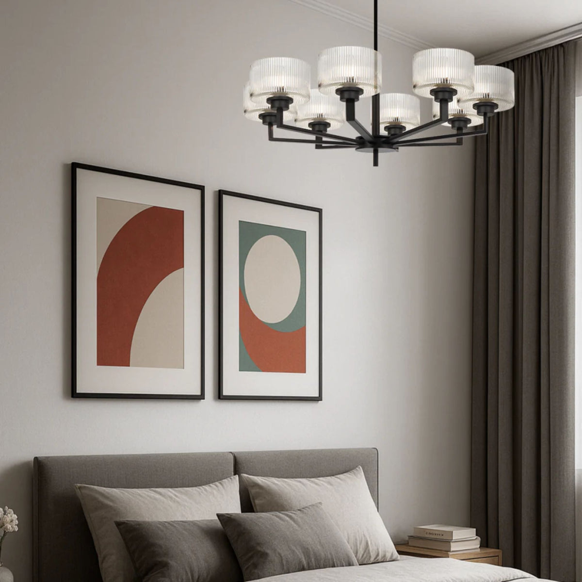 Telbix MORENO II Pendant Light Glass 8-Light-Telbix-Ozlighting.com.au