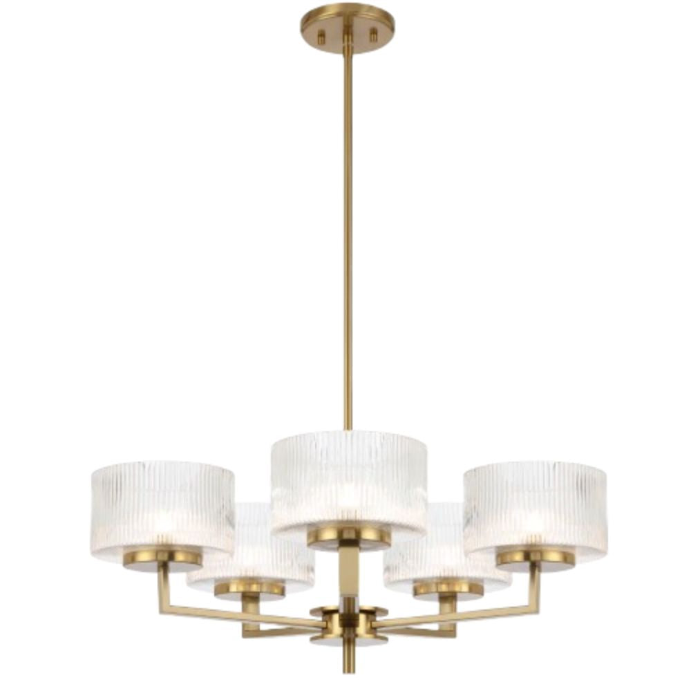 Telbix MORENO Pendant - 5 Light, Silver-Telbix-Ozlighting.com.au