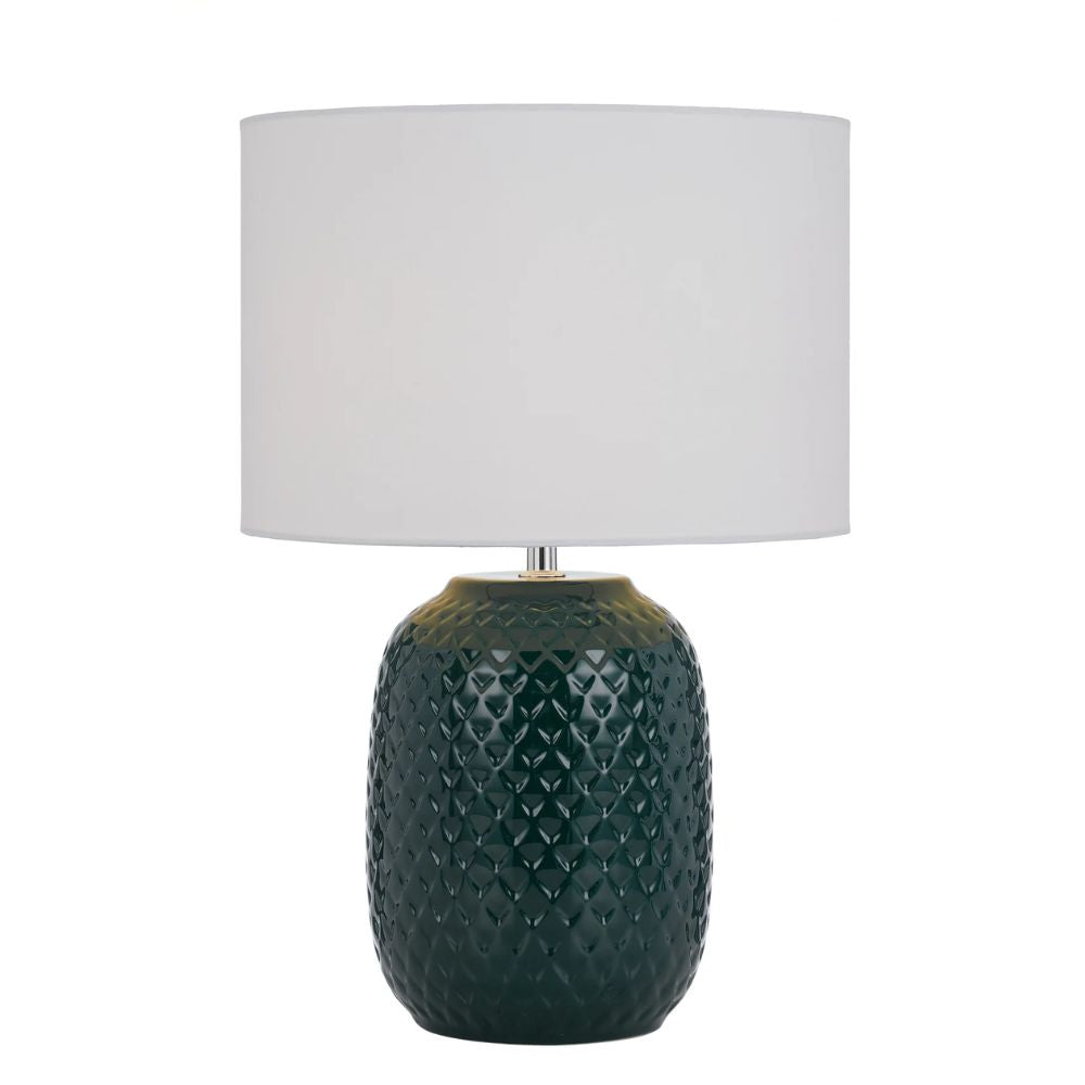 Telbix MOVAL Table Lamp - Patterned Glazed Ceramic-Telbix-Ozlighting.com.au