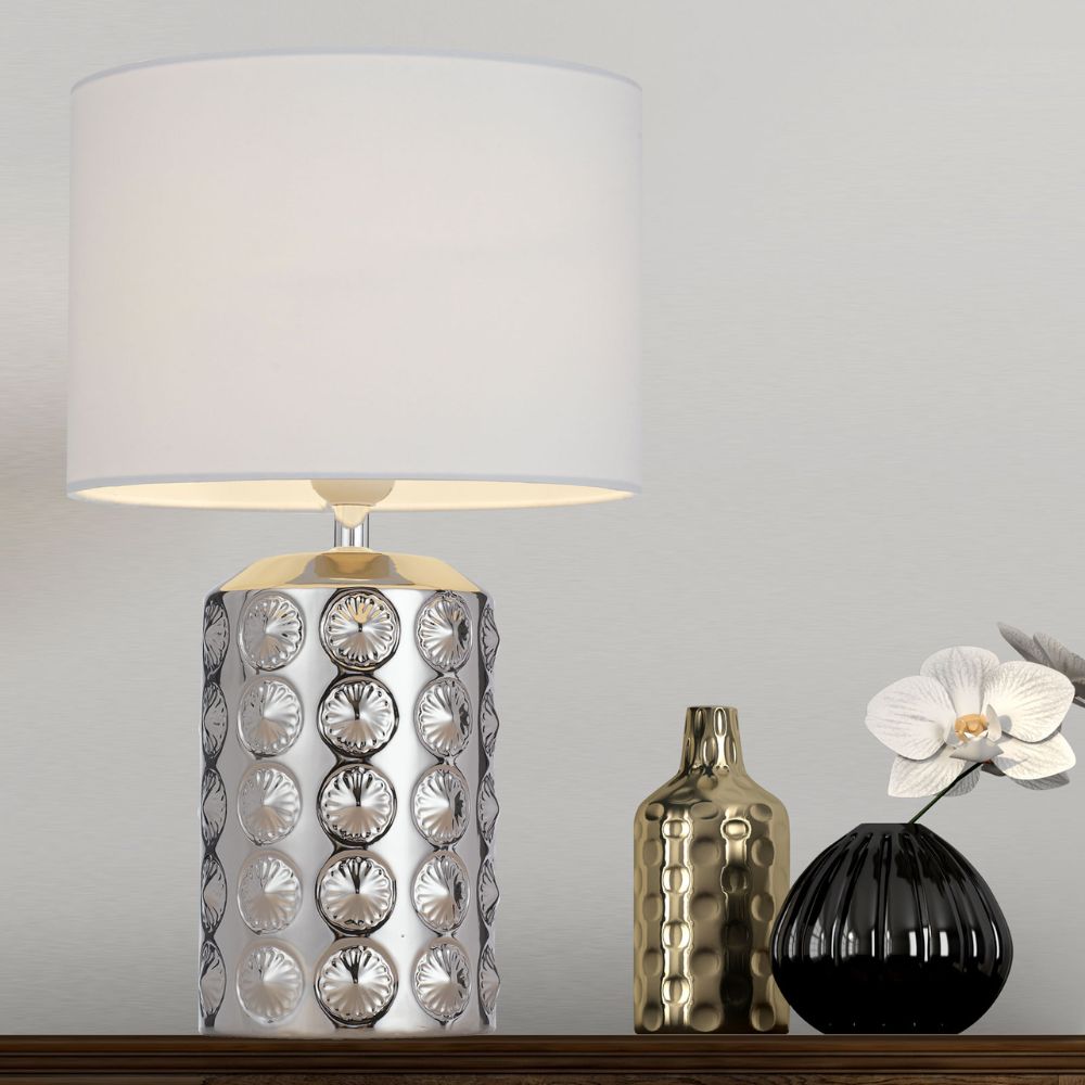 Telbix NANCY - Metal-Glazed Ceramic Table Lamp-Telbix-Ozlighting.com.au