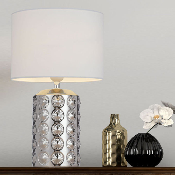 Telbix NANCY - Metal-Glazed Ceramic Table Lamp-Telbix-Ozlighting.com.au