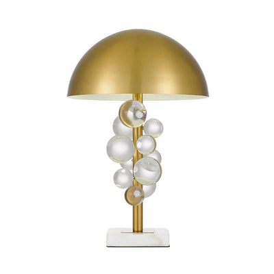 Telbix NARVIK - Art Deco Inspired Metal, Glass & Marble Table Lamp-Telbix-Ozlighting.com.au
