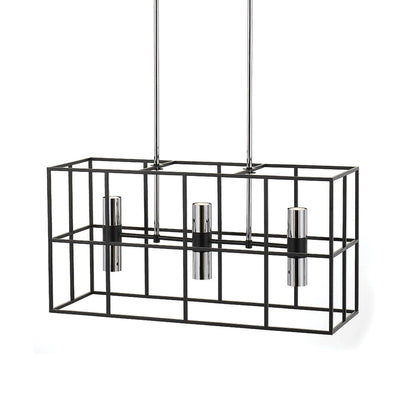 Telbix NELSON - 6 Light Industrial Metal Cage Pendant-Telbix-Ozlighting.com.au