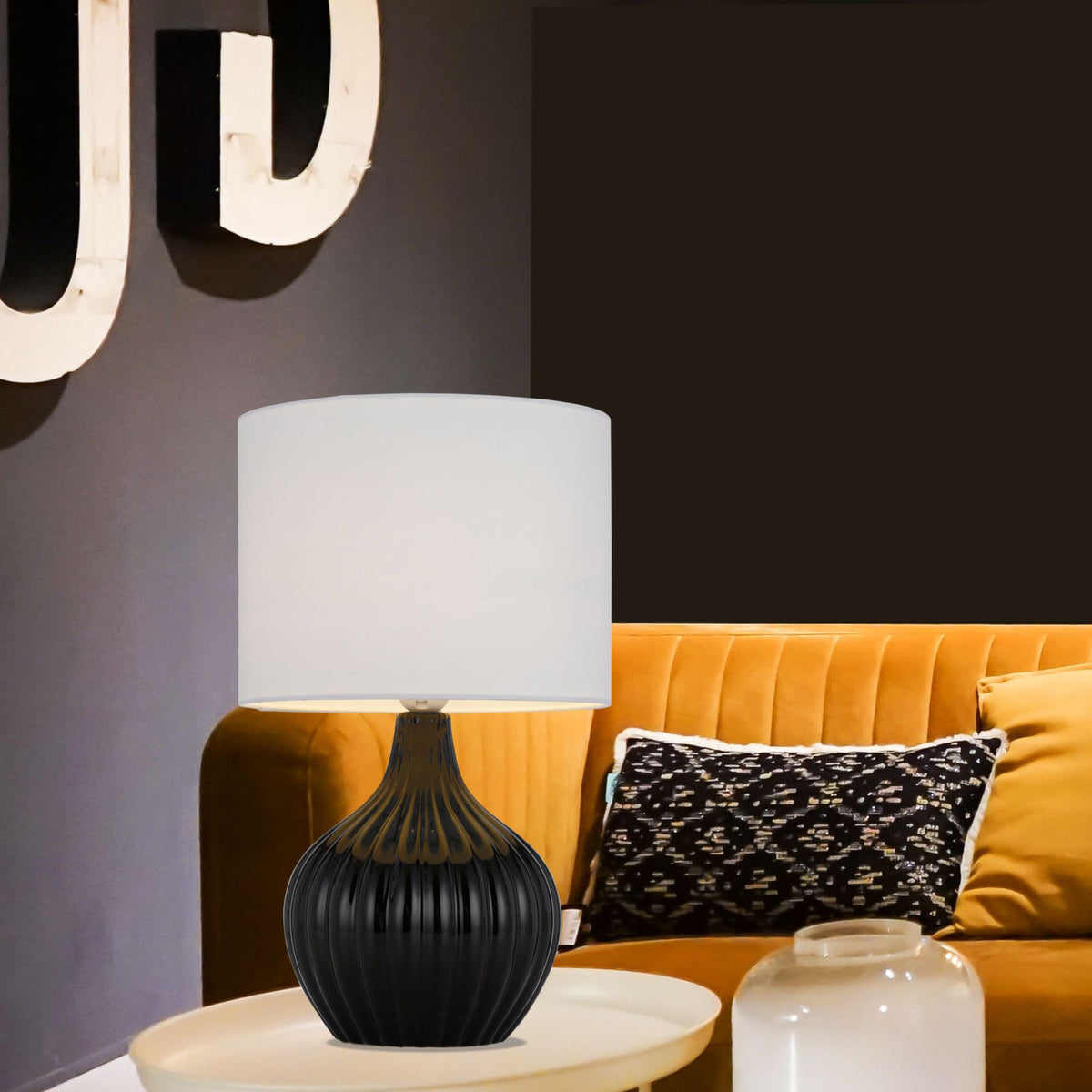 Telbix NORD Table Lamp - 25W, Ceramic-Telbix-Ozlighting.com.au