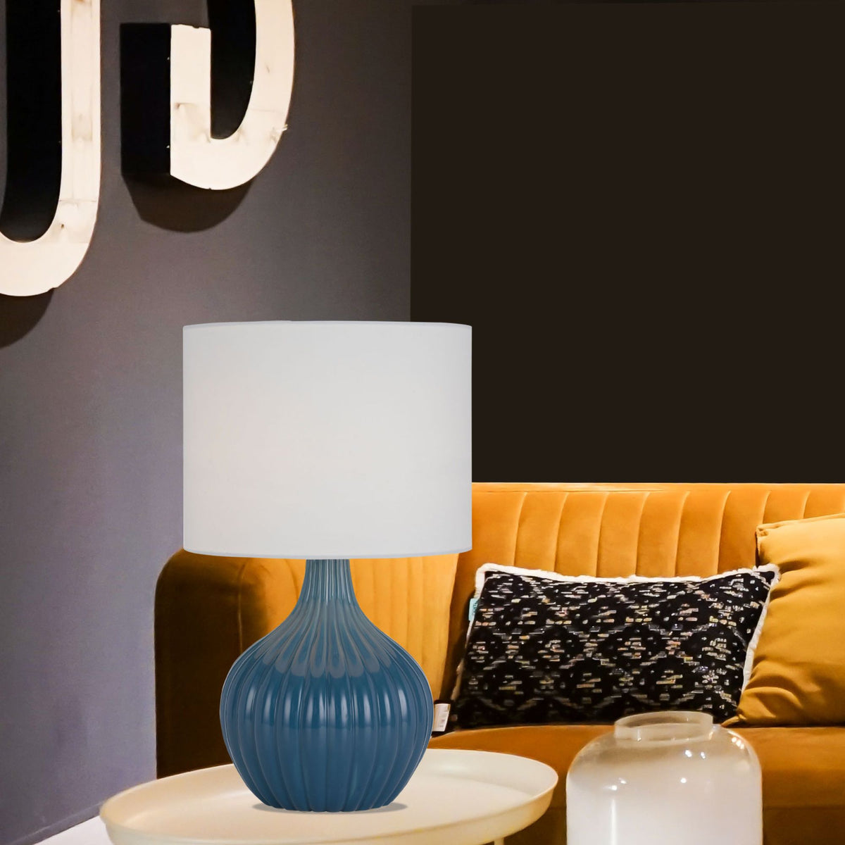 Telbix NORD Table Lamp - 25W, Ceramic-Telbix-Ozlighting.com.au