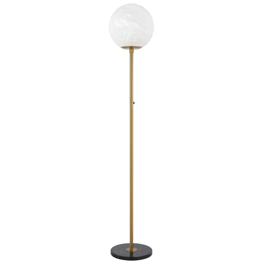 Telbix OLIANA Floor Lamp - Iron & Marble Art Deco-Telbix-Ozlighting.com.au