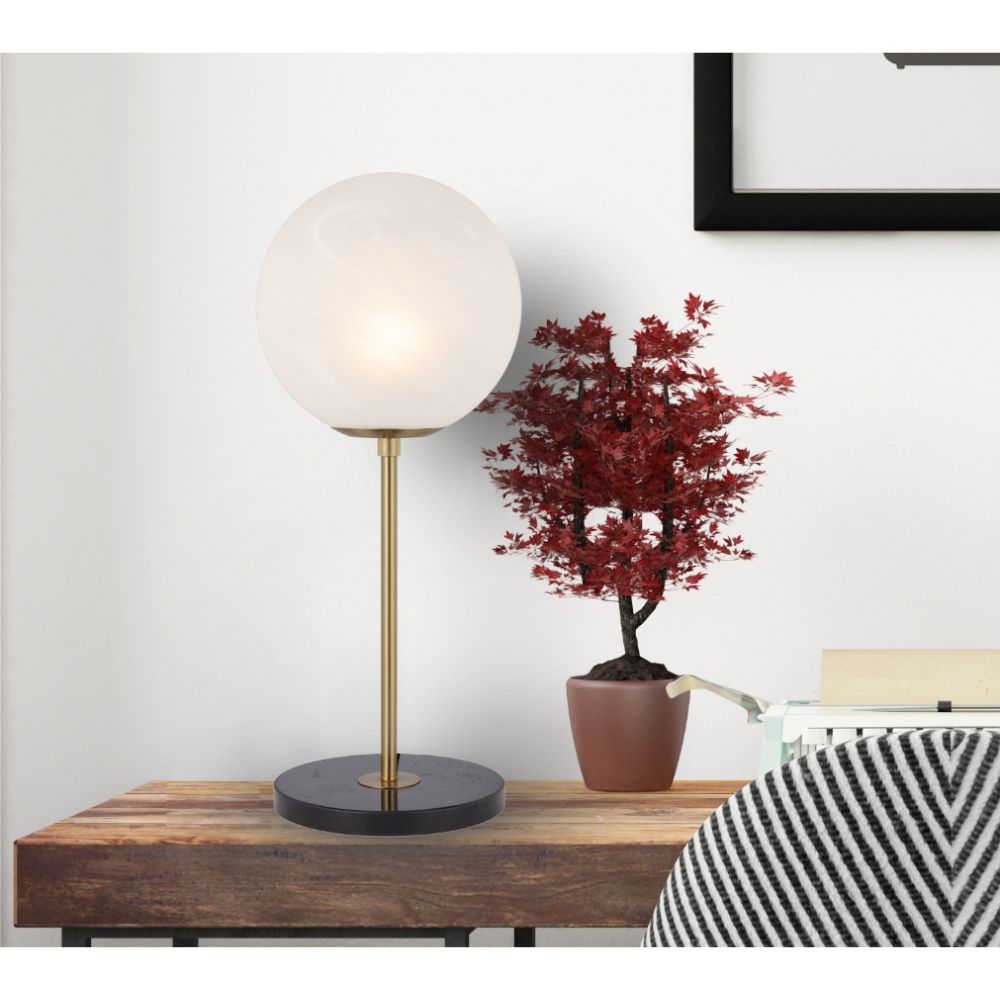 Telbix OLIANA Table Lamp - Iron & Marble Art Deco-Telbix-Ozlighting.com.au