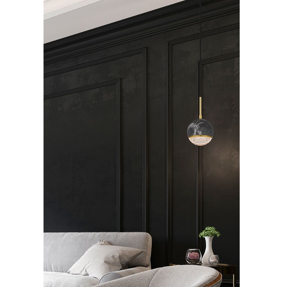 Telbix ONETA - 1 Light Spherical Pendant-Telbix-Ozlighting.com.au