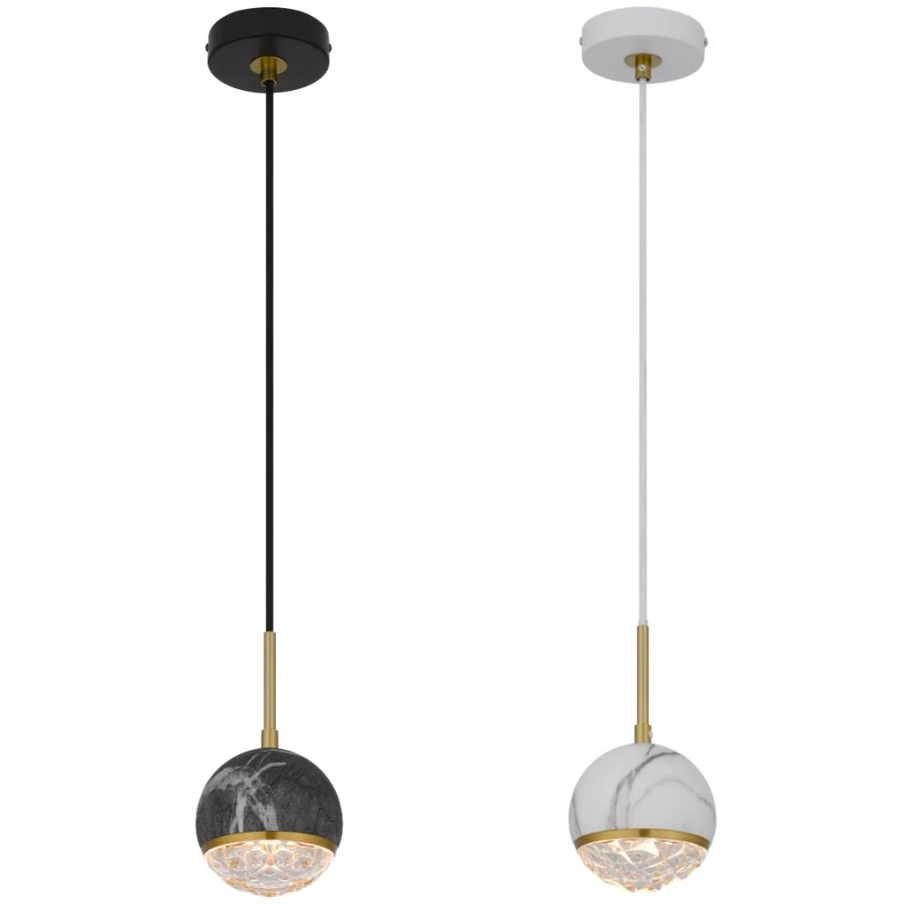 Telbix ONETA - 1 Light Spherical Pendant-Telbix-Ozlighting.com.au