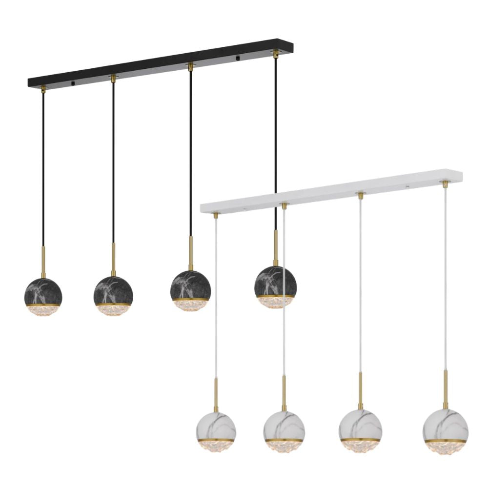 Telbix ONETA - 4 Light Spherical Pendant-Telbix-Ozlighting.com.au