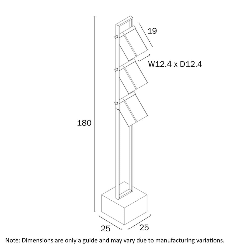 Telbix OSADA Floor Lamp - Max. 75W Total-Telbix-Ozlighting.com.au