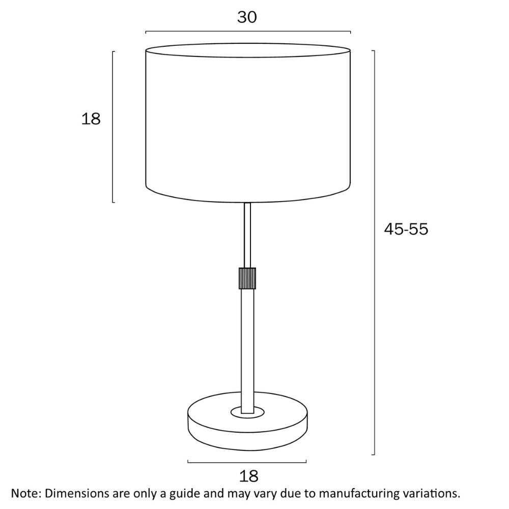 Telbix PLACIN Table Lamp - 25W-Telbix-Ozlighting.com.au