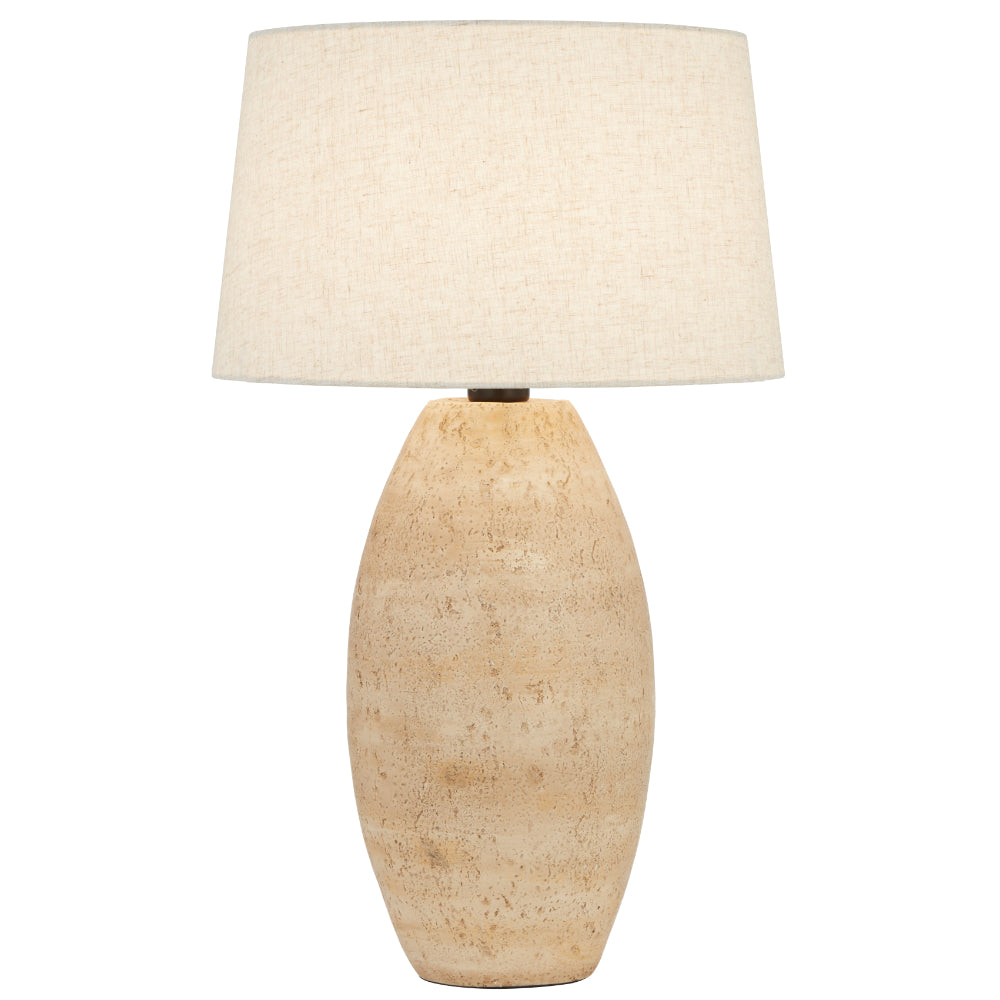 Telbix PONTUS Table Lamp - Beige-Telbix-Ozlighting.com.au