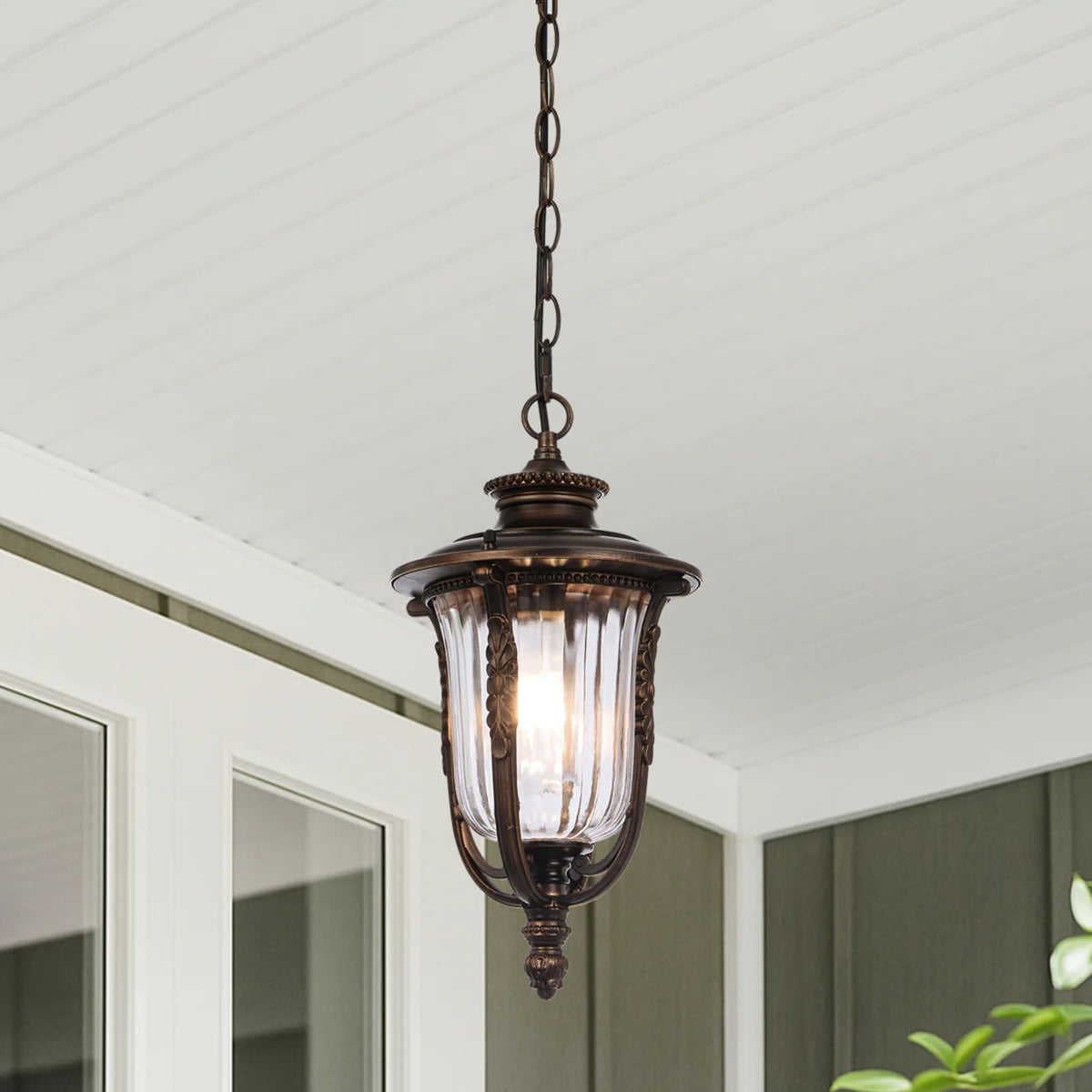 Telbix RAMIRO Pendant Light Aluminium and Glass 20cm-Telbix-Ozlighting.com.au
