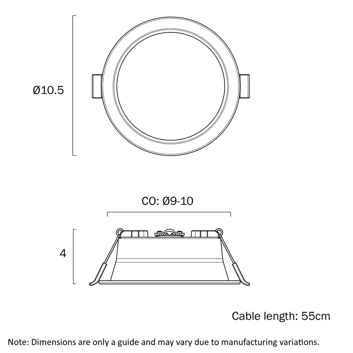 Telbix RONDO LED Downlight - 9W-Telbix-Ozlighting.com.au