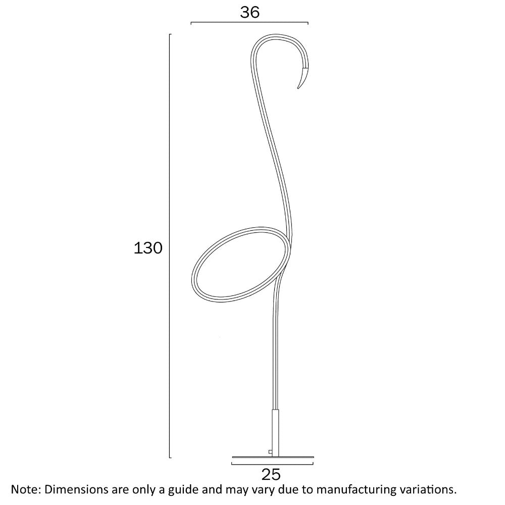 Telbix ROSEUS Floor Lamp - 14W-Telbix-Ozlighting.com.au