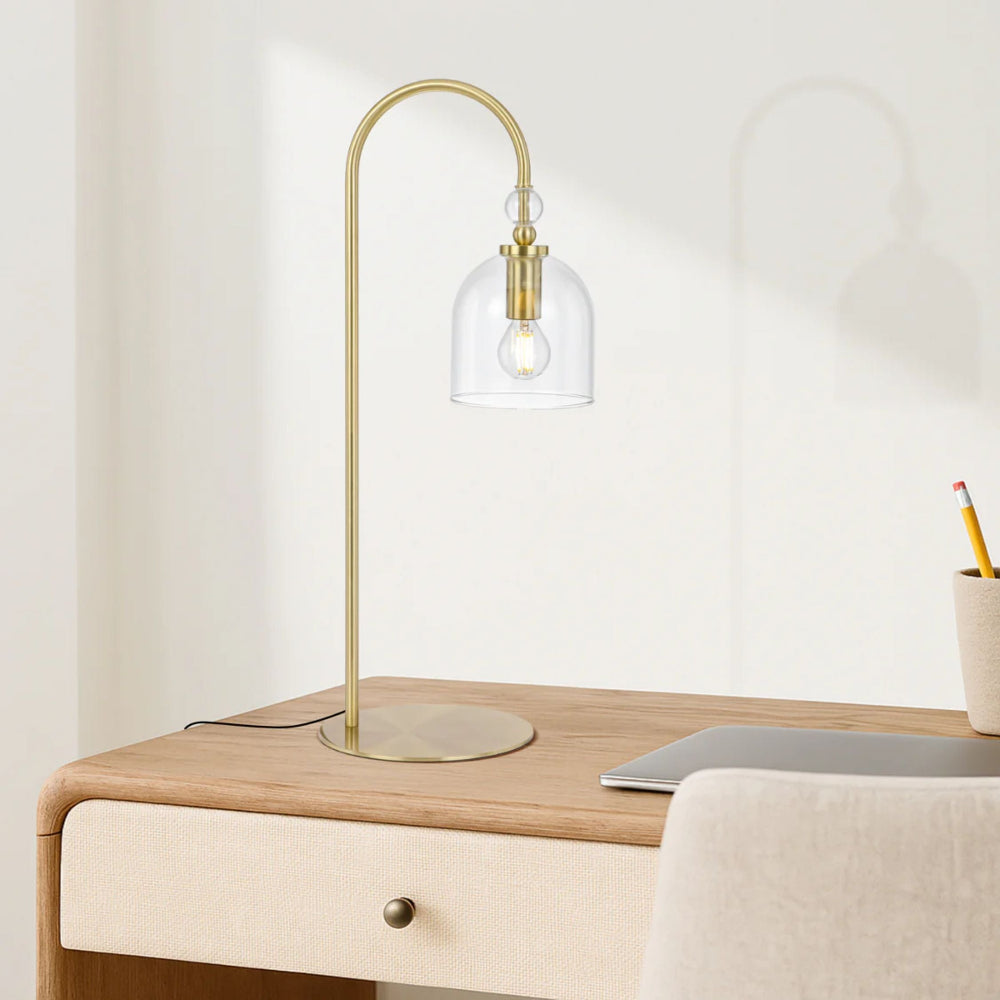 Telbix ROTIF Table Lamp Dimmable Glass-Telbix-Ozlighting.com.au