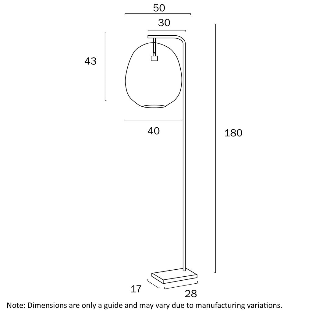 Telbix Rana Floor Lamp - 40cm-Telbix-Ozlighting.com.au
