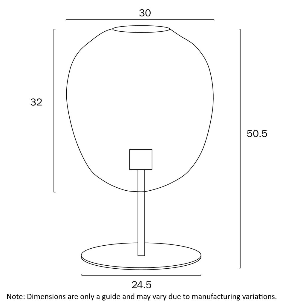 Telbix Rana Table Lamp - 30cm, Small-Telbix-Ozlighting.com.au