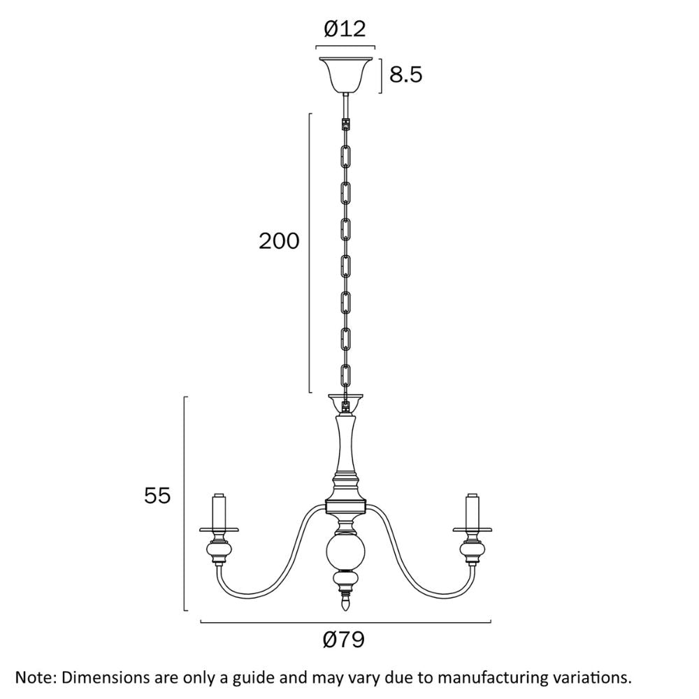 Telbix SIEDEL Pendant - 8 Light-Telbix-Ozlighting.com.au