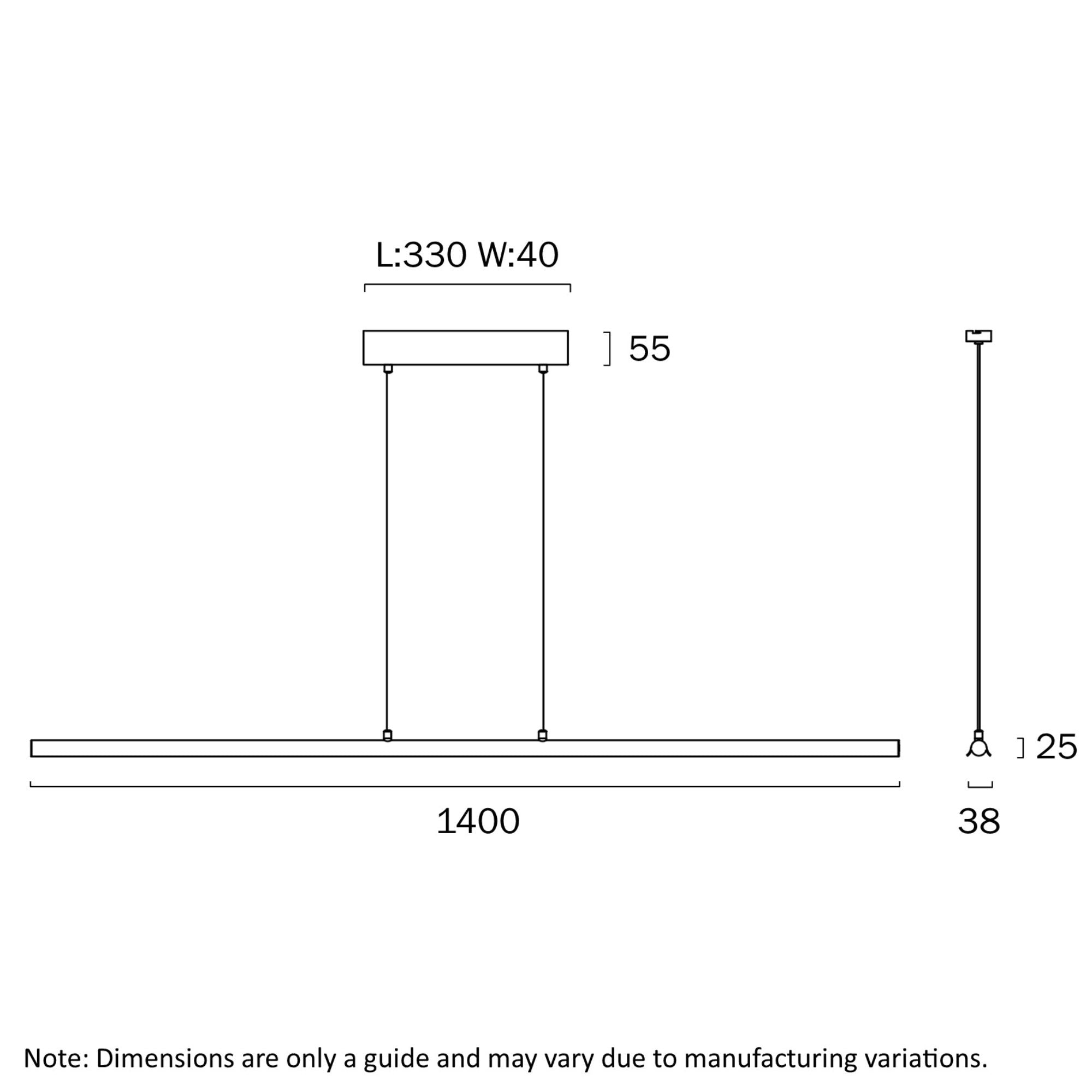 Telbix SUMNER - 140cm Pendant Light-Telbix-Ozlighting.com.au