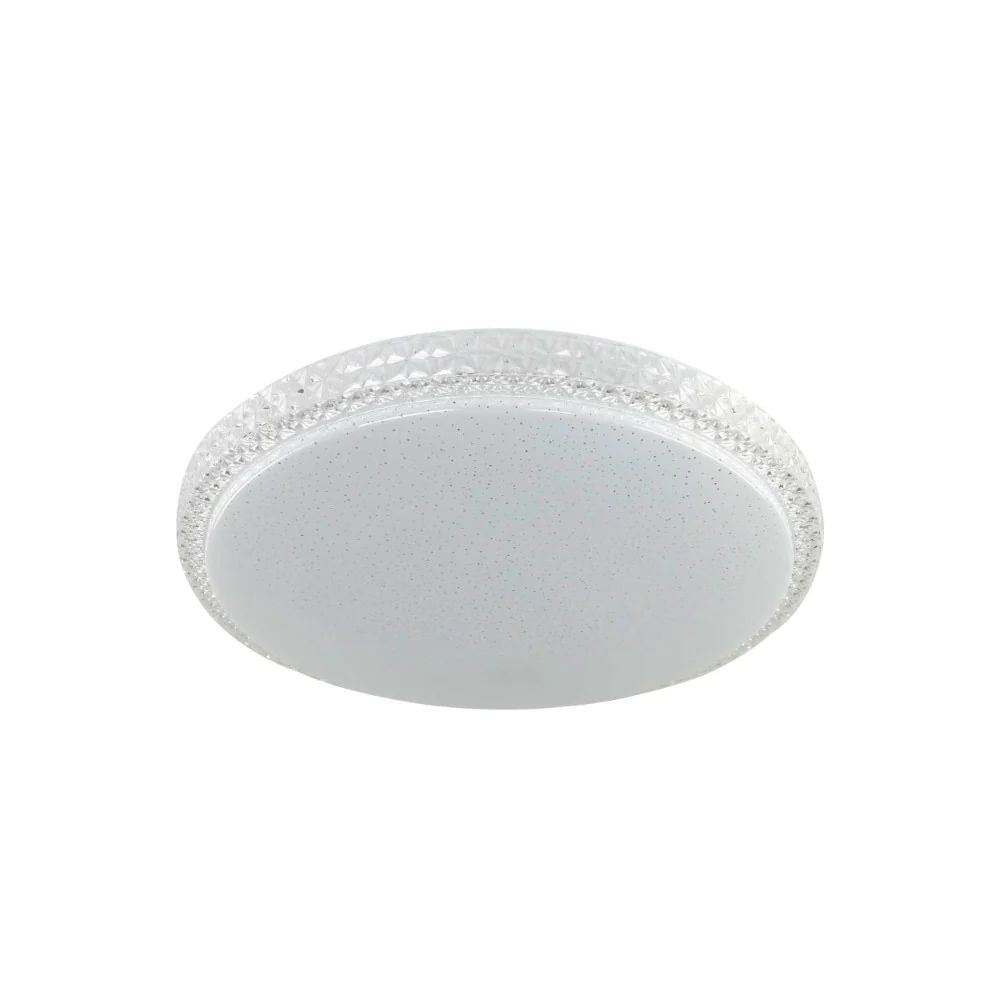 Telbix TEREZA Oyster LED Ceiling Light - 18/30W, Colour Switchable Dimmable Starlight Indoor-Telbix-Ozlighting.com.au