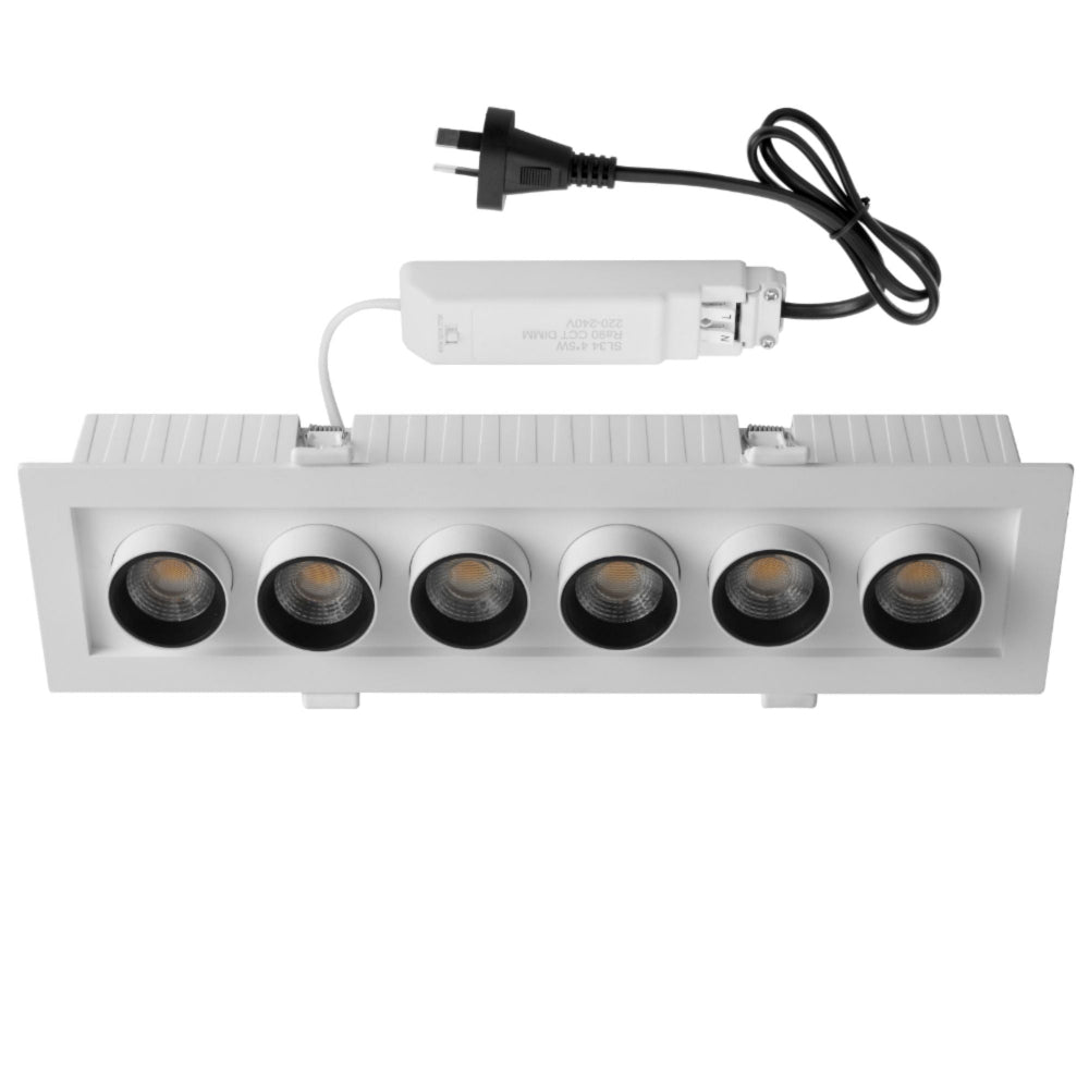Telbix TILDA Colour Selectable Downlight - 2 / 4 / 6-Light-Telbix-Ozlighting.com.au