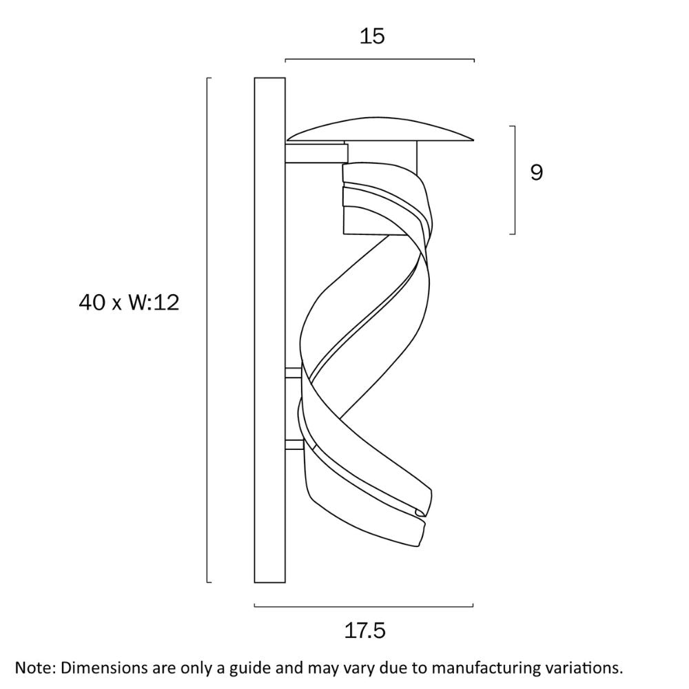 Telbix TOBERA - Outdoor Aluminium Wall Light IP44-Telbix-Ozlighting.com.au