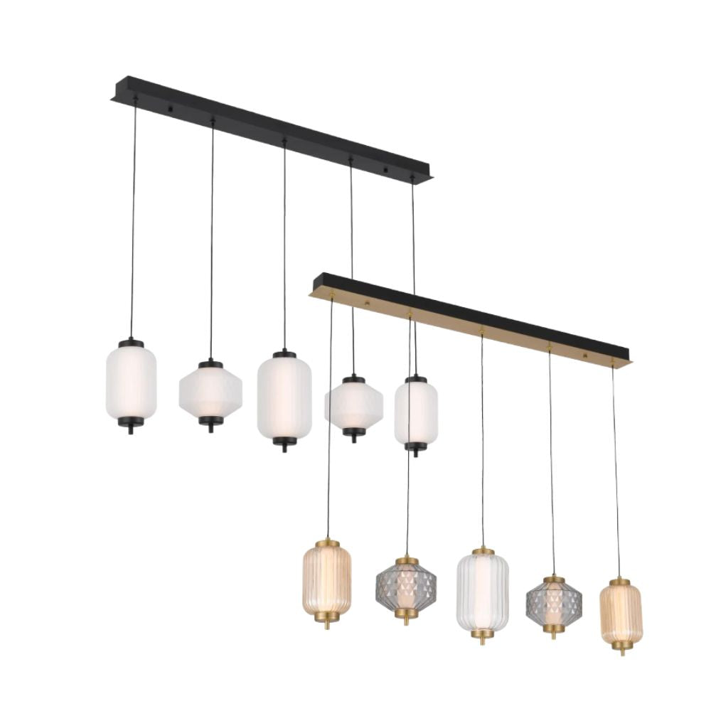 Telbix TORSO Pendant - 5 Light Bar-Telbix-Ozlighting.com.au