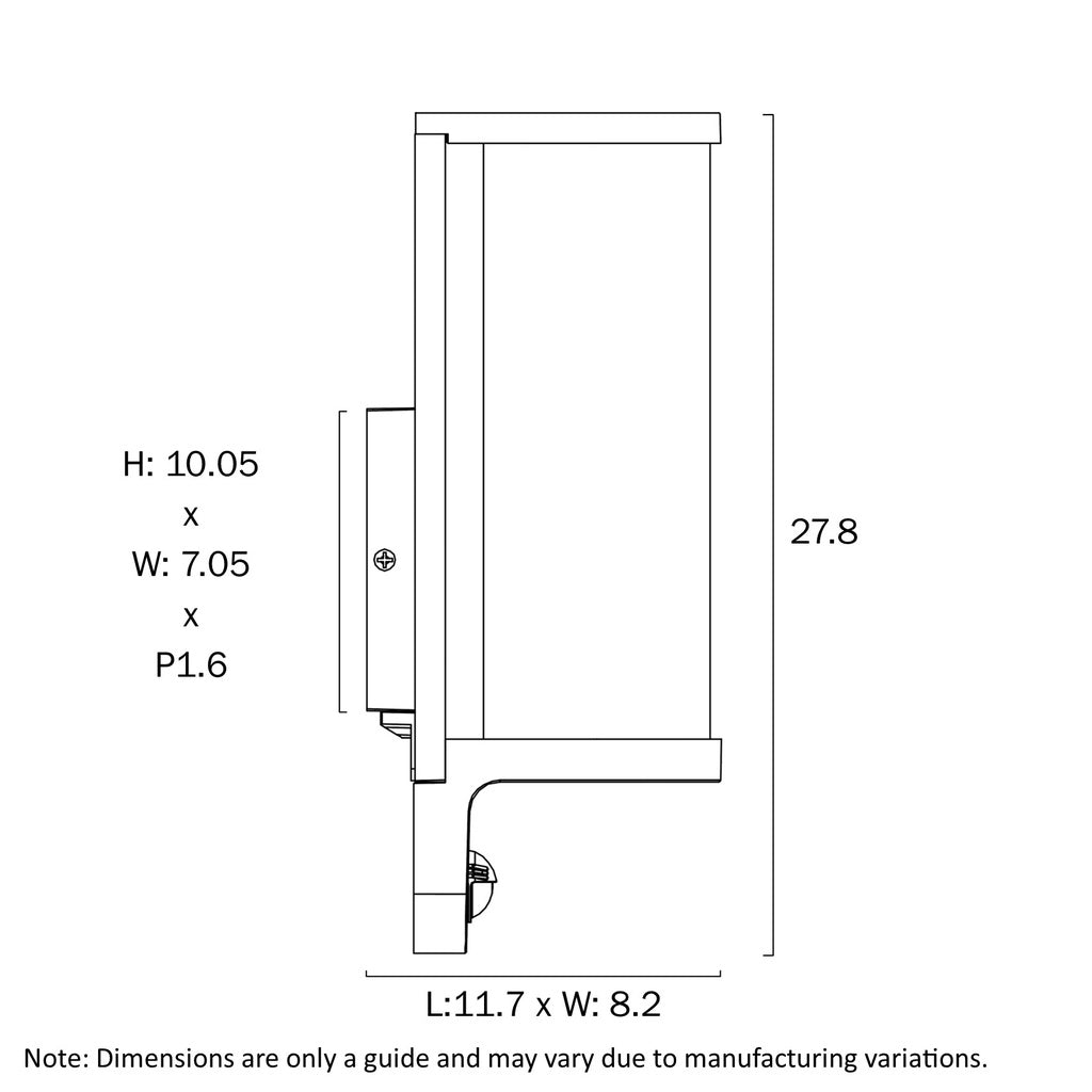 Telbix Thirlo Outdoor Wall Light - Sensor-Telbix-Ozlighting.com.au