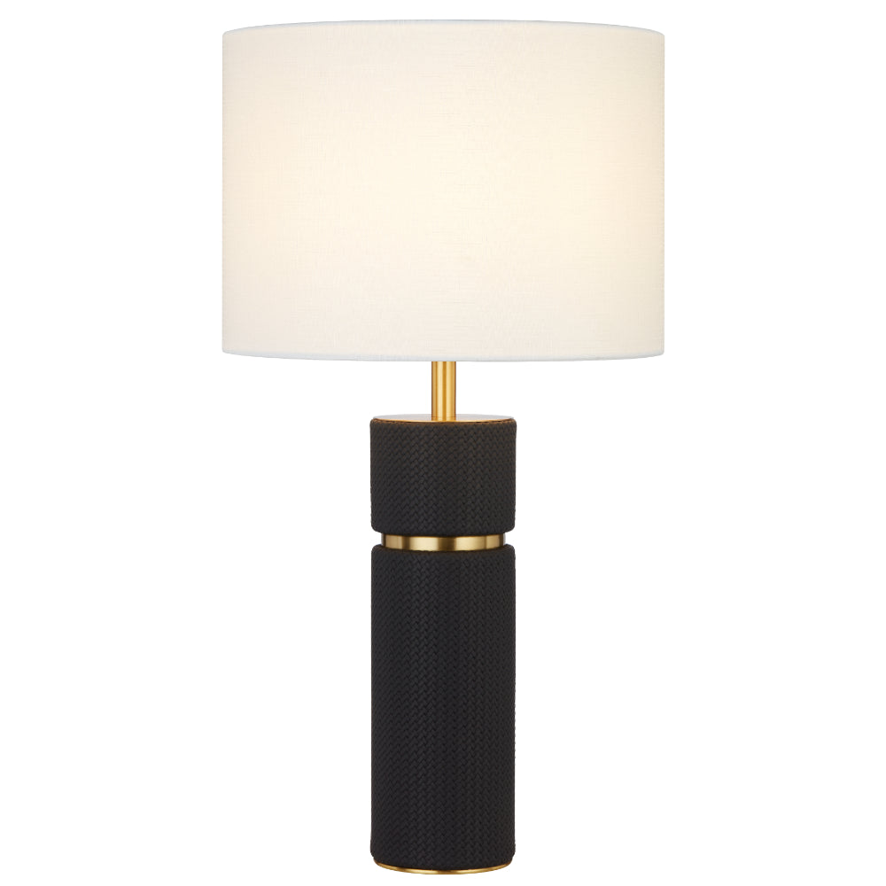 Telbix VALDA Vegan Leather Table Lamp-Telbix-Ozlighting.com.au