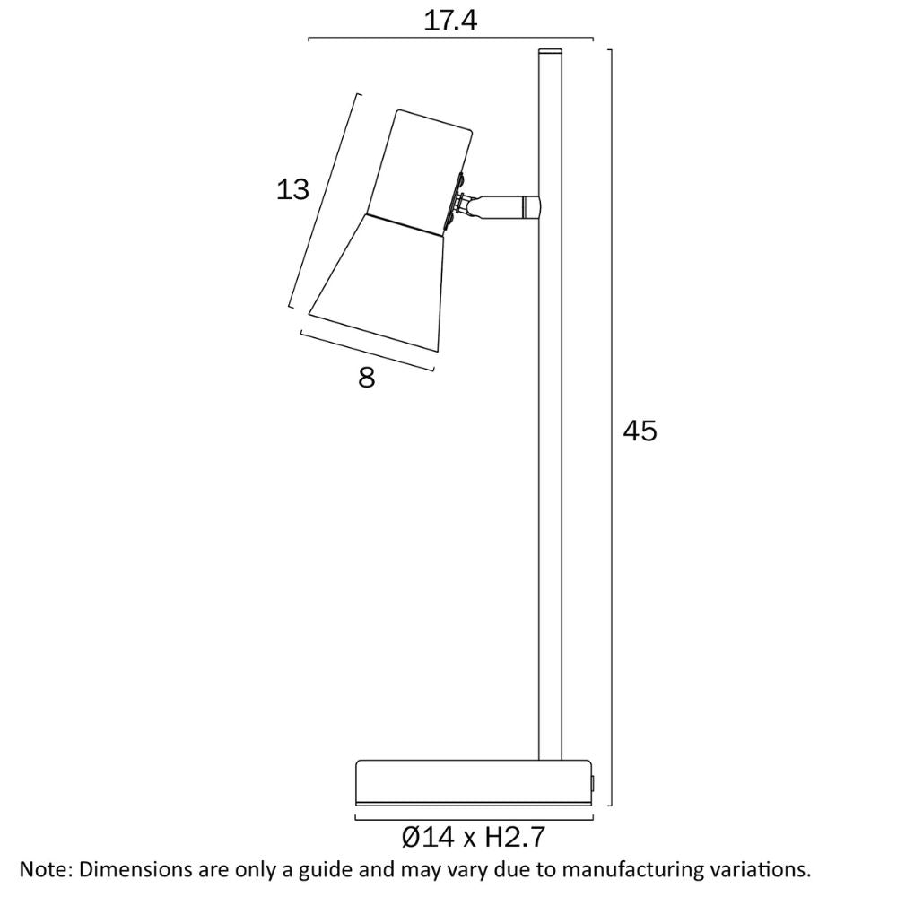 Telbix VERIK Table Lamp - 6W-Telbix-Ozlighting.com.au
