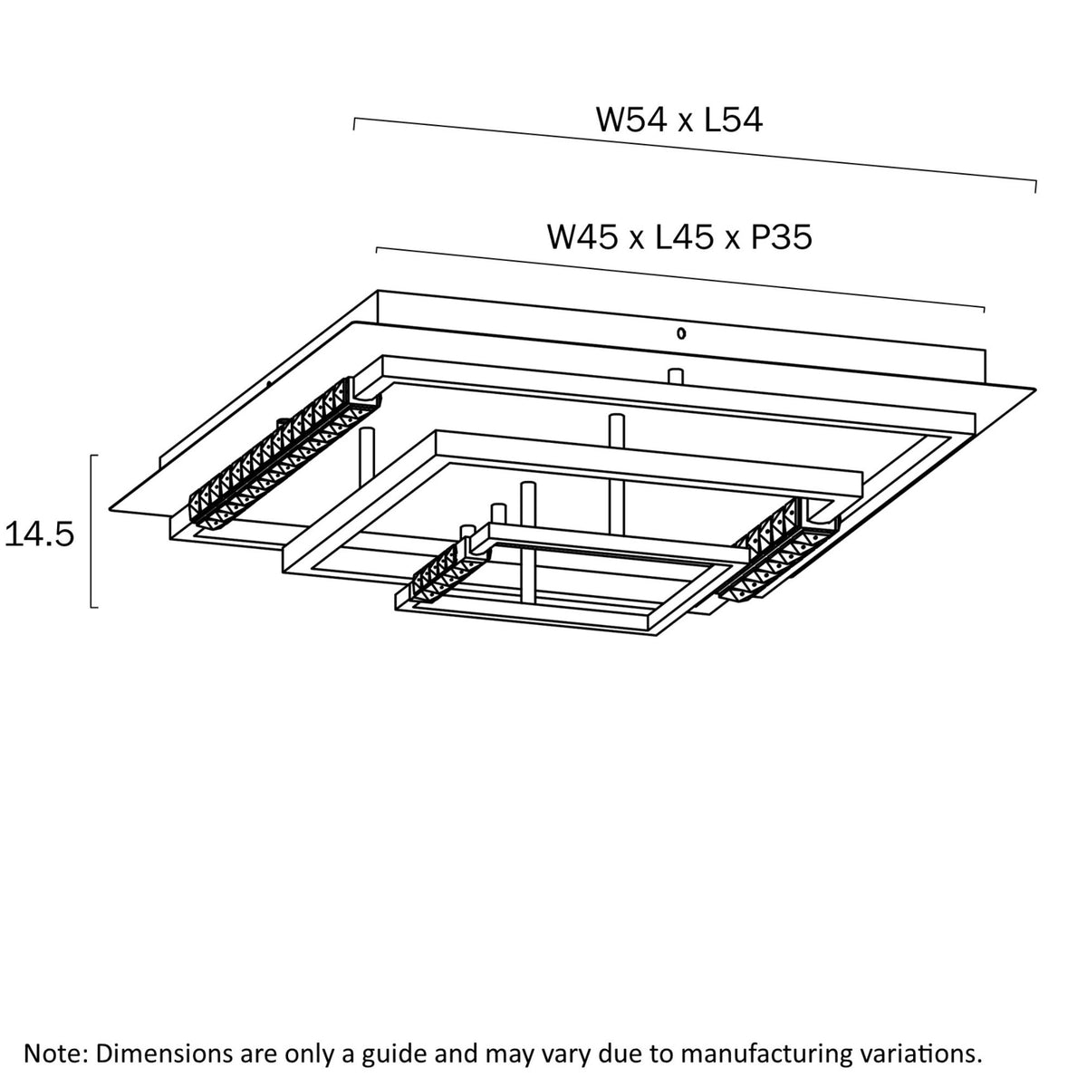 Telbix ZAFRA CTC Ceiling Light - 40W-Telbix-Ozlighting.com.au