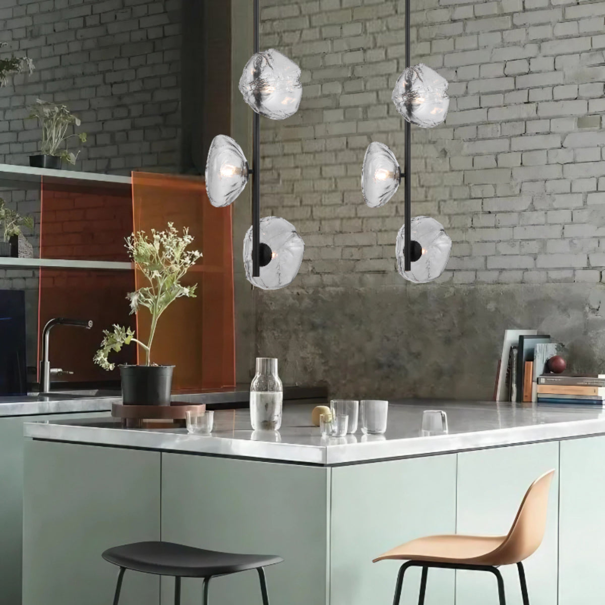 Telbix ZECCA Pendant - 3 Light Vertical-Telbix-Ozlighting.com.au
