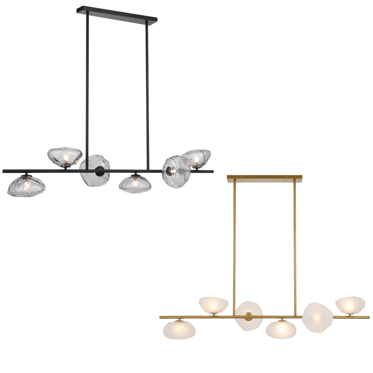 Telbix ZECCA Pendant - 6 Light Vertical-Telbix-Ozlighting.com.au