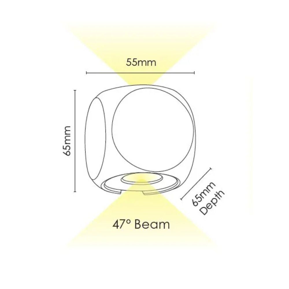Vencha BENZ - 2W Wall Light-Vencha-Ozlighting.com.au
