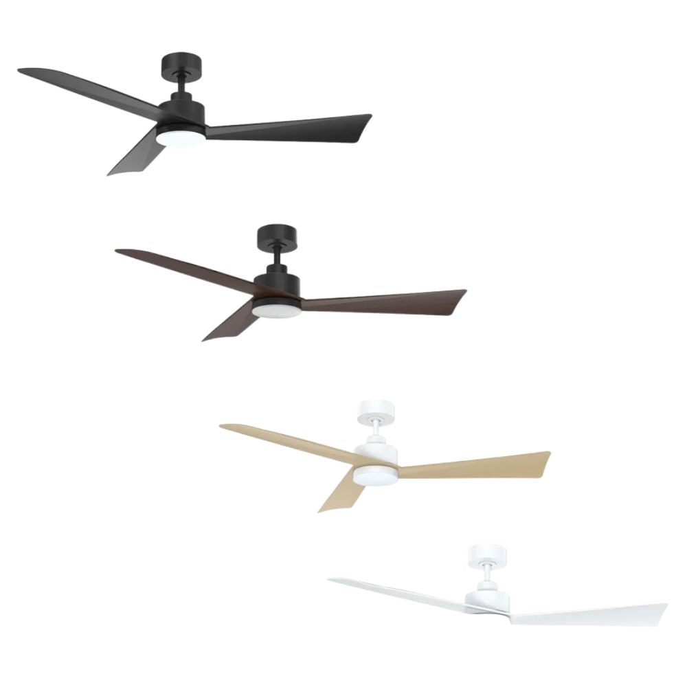 Vencha BRONTE - 3 Blade 52" 1320mm DC Ceiling Fan with LED Light-Vencha-Ozlighting.com.au